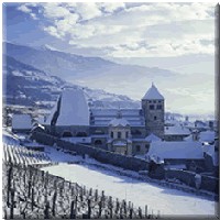 Kloster Neustift im Winter